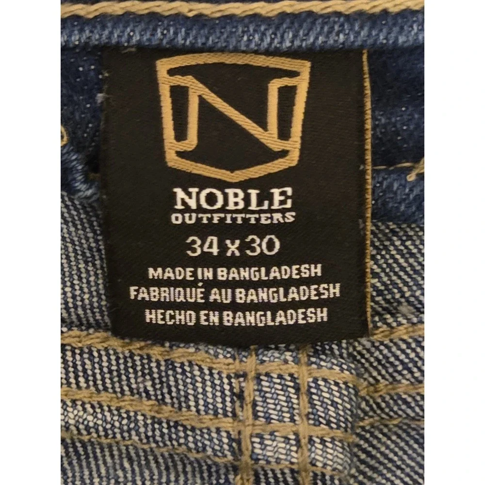 Noble Outfitters Mens Jeans‎ 34×30 Regular Wash Straight